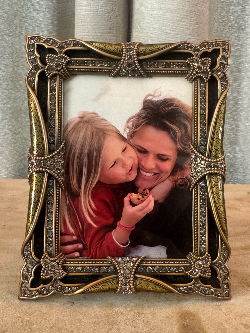 NEW Edgar Berebi limited edition vintage Swarovski embellished picture frame